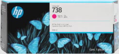 HP 738 300 ml magenta inktcartridge voor DesignJet - Afbeelding 2