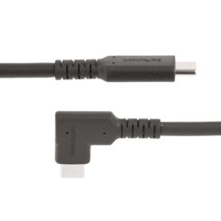 StarTech.com 1m USB-C Kabel, Robuuste Haakse USB 5Gbps Type C Kabel, 100W (5A) Power Delivery, 4K 60Hz DP Alt Mode - Thunderbolt Compatibel - Afbeelding 5