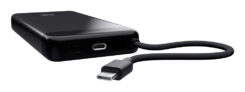 Trust Fiera Powerbank 20.000 mAh - Powerbank – Vaste kabel - USB-C opladen – 20.000 mAh – Zwart - Afbeelding 2