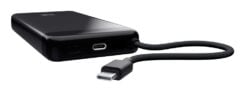 Trust Fiera Powerbank 20.000 mAh - Powerbank – Vaste kabel - USB-C opladen – 20.000 mAh – Zwart