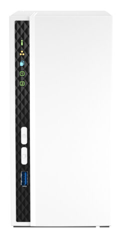 QNAP TS-233 data-opslag-server NAS Tower ARM Cortex-A55 2 GB 0 TB QNAP QTS Wit