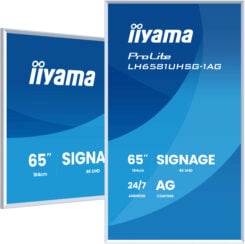 iiyama LH6581UHSG-1AG beeldkrant Digitale signage flatscreen 163,8 cm (64.5") Wifi 500 cd/m² 4K Ultra HD Wit Type processor Android 24/7