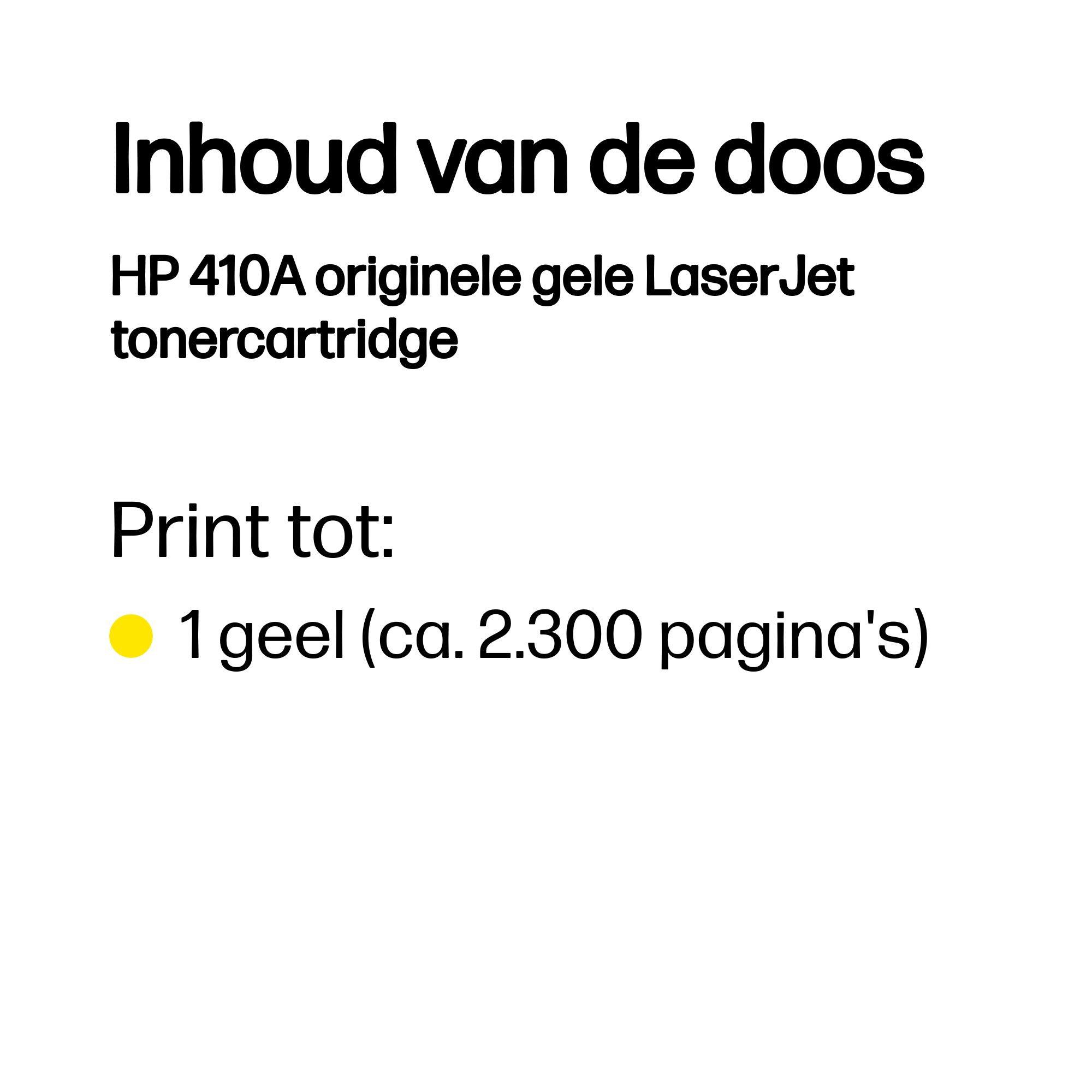 HP 410A originele gele LaserJet tonercartridge - Afbeelding 4