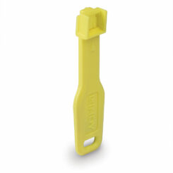 Lindy 47900 poortblokker Poortblokker + sleutel RJ-45 Geel Acrylonitrielbutadieenstyreen (ABS) 10 stuk(s) - Afbeelding 3