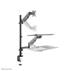 Neomounts DS90-325BL1 Zit-sta werkstation bureau 17-32" - gasveer - Afbeelding 5