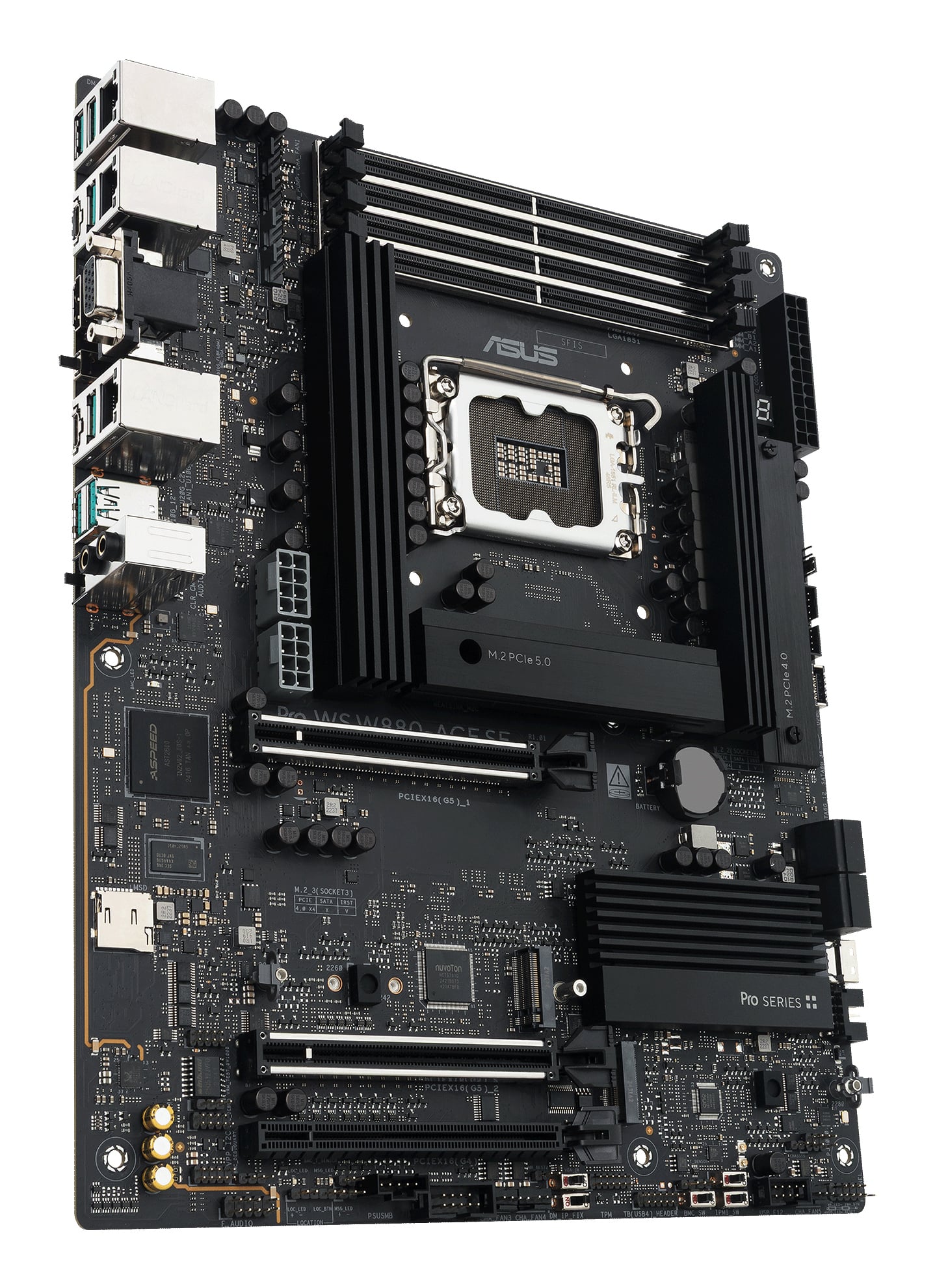 ASUS PRO WS W880-ACE SE Intel W880 LGA 1851 (Socket V1) ATX - Afbeelding 5