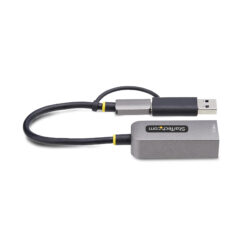 StarTech.com 2.5GbE USB-C naar Ethernet Adapter met USB-A Converter, NBASE-T NIC, USB 3.0 Type-C 2.5/1G Multi Speed Netwerk, Thunderbolt Compatibel, Windows & Mac - Afbeelding 6