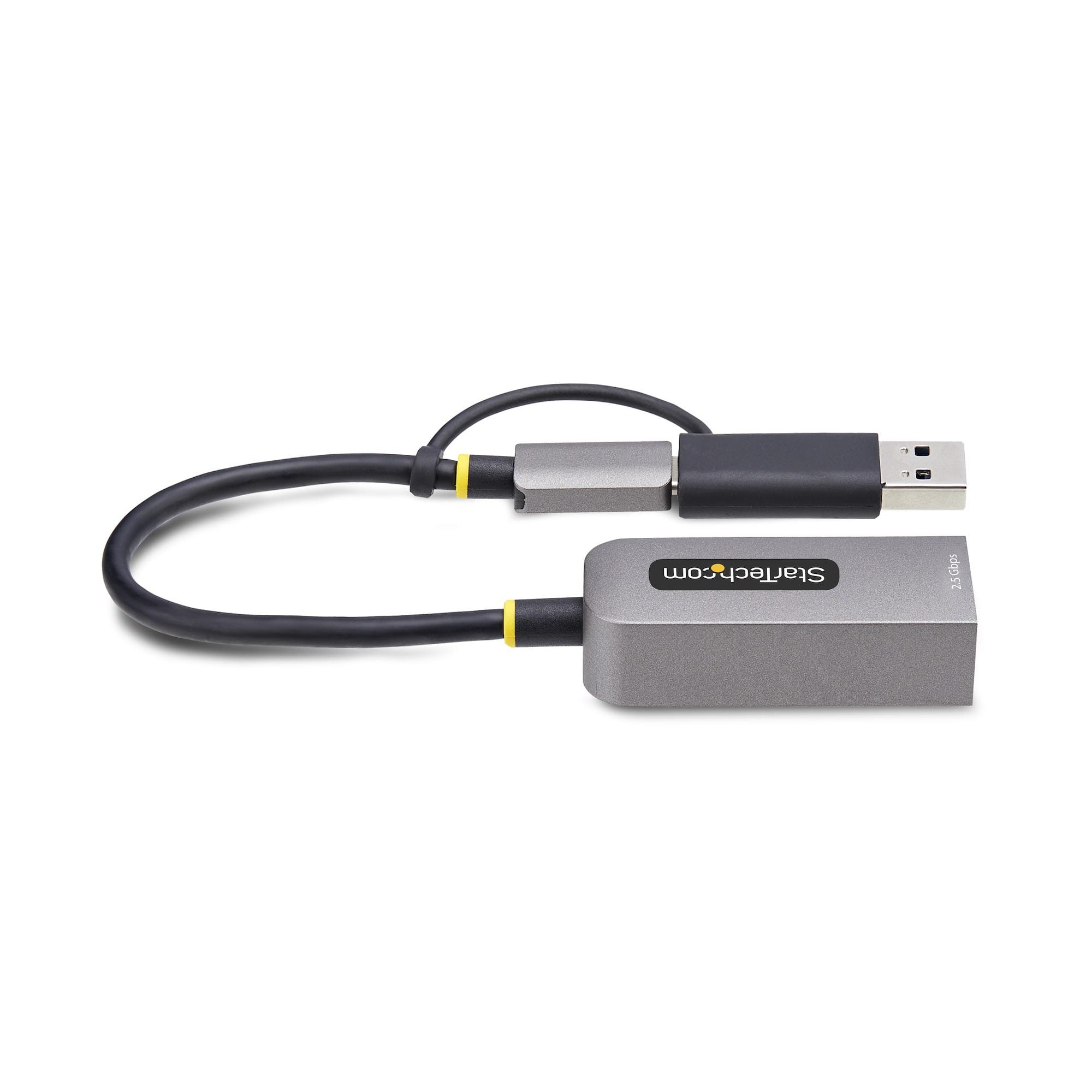 StarTech.com 2.5GbE USB-C naar Ethernet Adapter met USB-A Converter, NBASE-T NIC, USB 3.0 Type-C 2.5/1G Multi Speed Netwerk, Thunderbolt Compatibel, Windows & Mac - Afbeelding 6