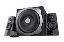 Trust Tytan 2.1 Luidsprekerset – 2.1‑luidsprekerset – subwoofer speakers – Bedrade bediening – Zwart - Afbeelding 2