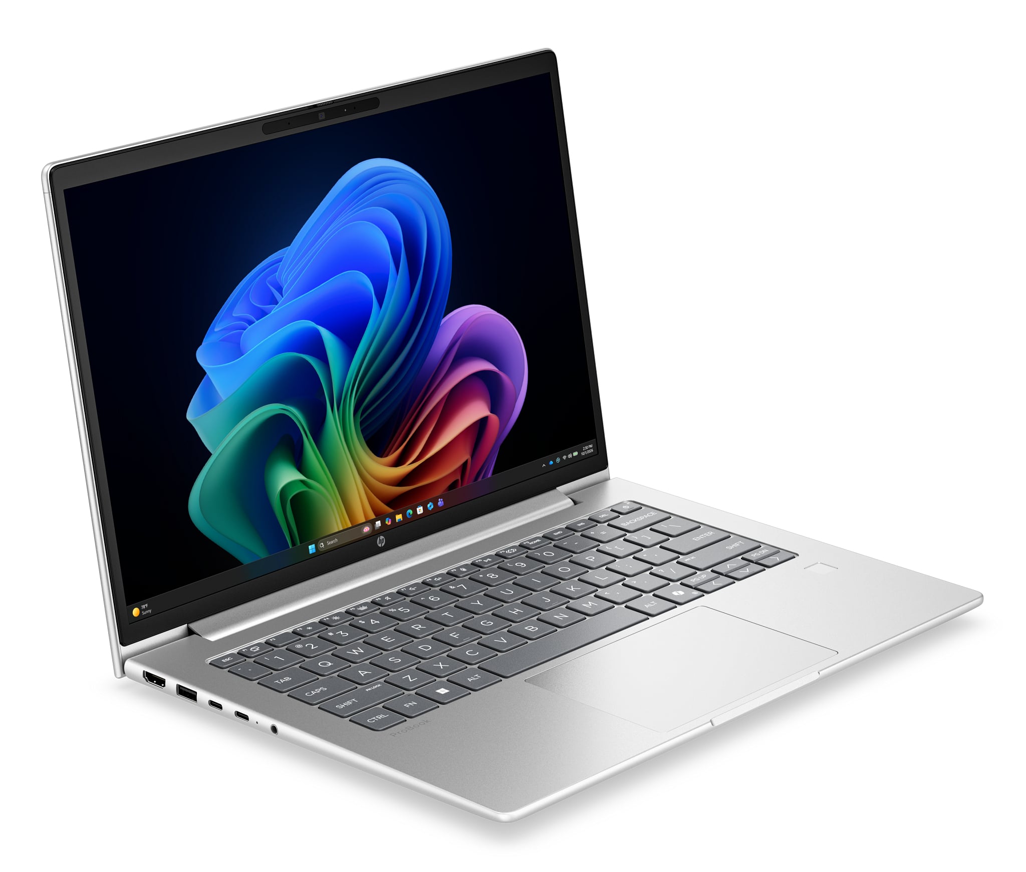 HP ProBook 4 G2i Next Gen AI Copilot+ PC Intel Core Ultra 5 322 Laptop 35,6 cm (14") WUXGA 16 GB DDR5-SDRAM 512 GB SSD Wi-Fi 7 (802.11be) Windows 11 Pro Zilver QWERTY - Afbeelding 3