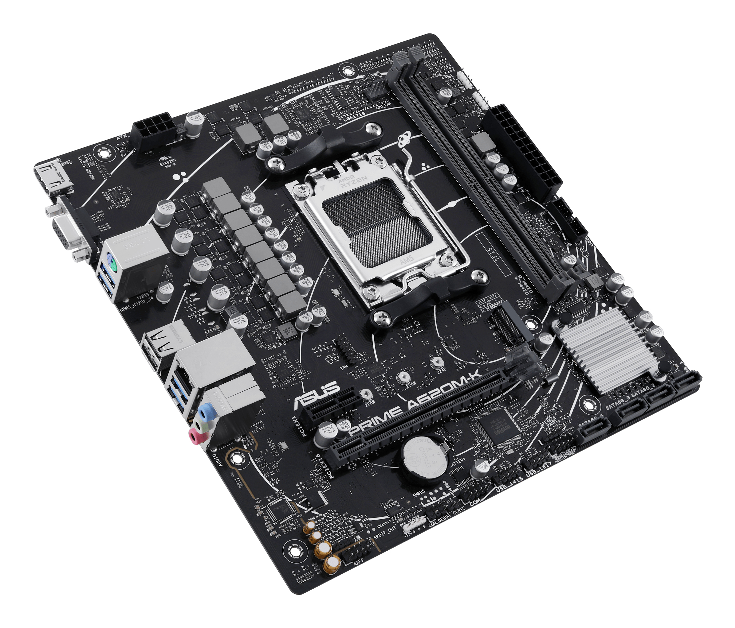 ASUS PRIME A620M-K AMD A620 Socket AM5 micro ATX - Afbeelding 6