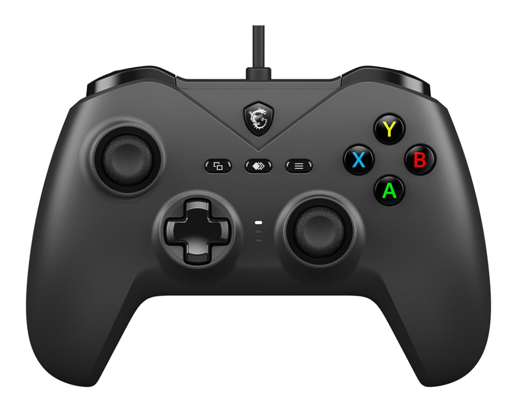 MSI FORCE GC200 game controller Zwart USB Gamepad Analoog/digitaal Android, PC