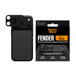 PanzerGlass ® Fender Camera Protector Shades of Grey iPhone 2026 Pro Doorzichtige schermbeschermer 1 stuk(s) - Afbeelding 3