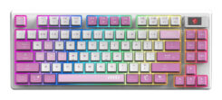 MSI FORGE GK600 TKL WIRELESS VIOLET toetsenbord Gamen USB + Bluetooth QWERTY Brits Engels Roze, Violet, Wit - Afbeelding 2