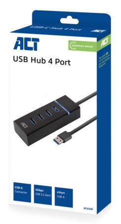 ACT USB hub 3.0, 4 poorts USB-A - Afbeelding 3