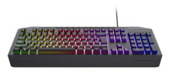 Trust GXT 836 Evocx Verlicht gaming‑toetsenbord – gaming toetsenbord – RGB verlichting – Anti‑ghosting – QWERTY – Zwart - Afbeelding 4