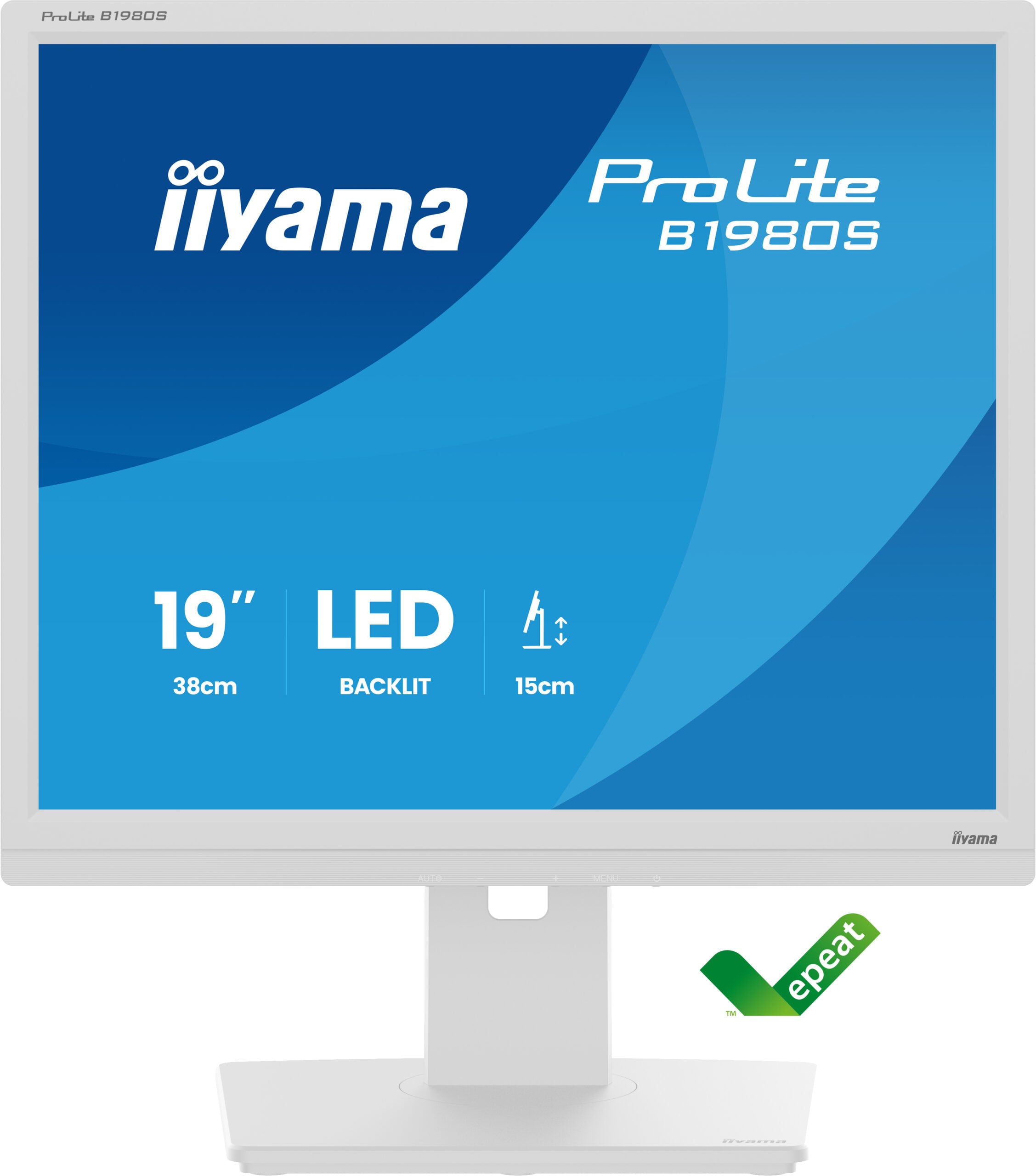 iiyama ProLite B1980S-W1 computer monitor 48,3 cm (19") 1280 x 1024 Pixels SVGA LED Wit - Afbeelding 4