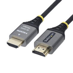 StarTech.com 2m Premium Gecertificeerde High Speed HDMI Kabel, Ultra Flexibele Gevlochten High Flex HDMI Kabel, 4K 60Hz / 1440p 144Hz met HDR10 / ARC, 18Gbps