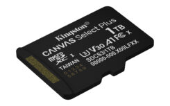 Kingston Technology 1TB microSDXC Canvas Select Plus Gen3 150MB/s A1 kaart + adapter - Afbeelding 5