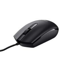 Trust TM-101 Bedrade Muis - Ambidextere muis – 3 knoppen – 1200 DPI – Business Model - Zwart
