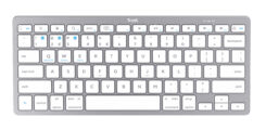 Trust Universeel Bluetooth Toetsenbord QWERTY - toetsenbord – draadloos – compacte QWERTY‑indeling – zilver - Afbeelding 4