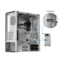 Chieftec Midi Tower BS-20B-OP, Schwarz o.NT Zwart - Afbeelding 6