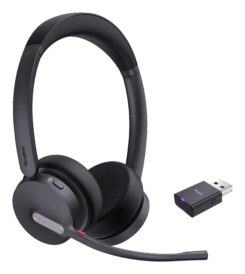 Yealink WH64 Hybrid Dual Teams Headset Draadloos Hoofdband Kantoor/callcenter Micro-USB Bluetooth Zwart - Afbeelding 3