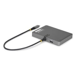 StarTech.com USB-C naar Quad-Monitor Adapter, 4K 60Hz DisplayPort, 140W PD Passthrough voor Laptop Opladen, USB Poort voor Wireless Toetsenbord / Muis, TAA - Afbeelding 3