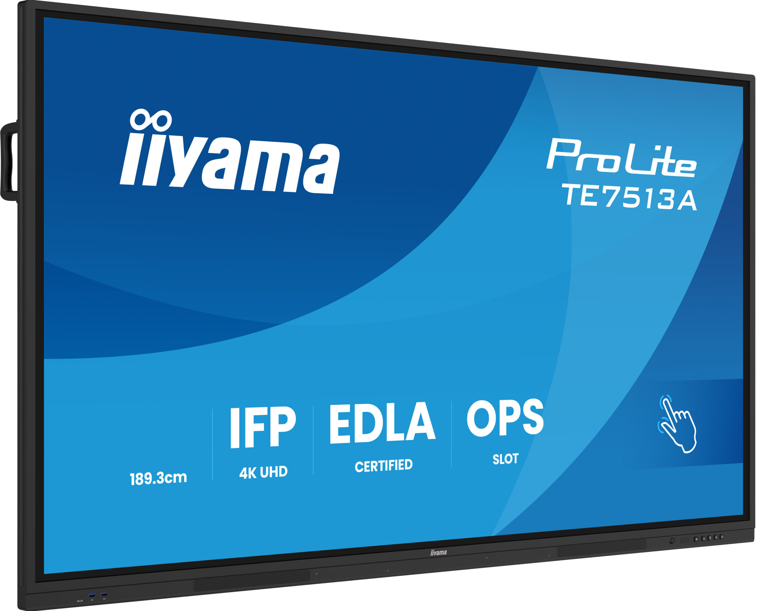 iiyama TE7513A-B3AG beeldkrant Interactief flatscreen 190,5 cm (75") LCD Wifi 500 cd/m² 4K Ultra HD Zwart Touchscreen Type processor Android 24/7 - Afbeelding 5