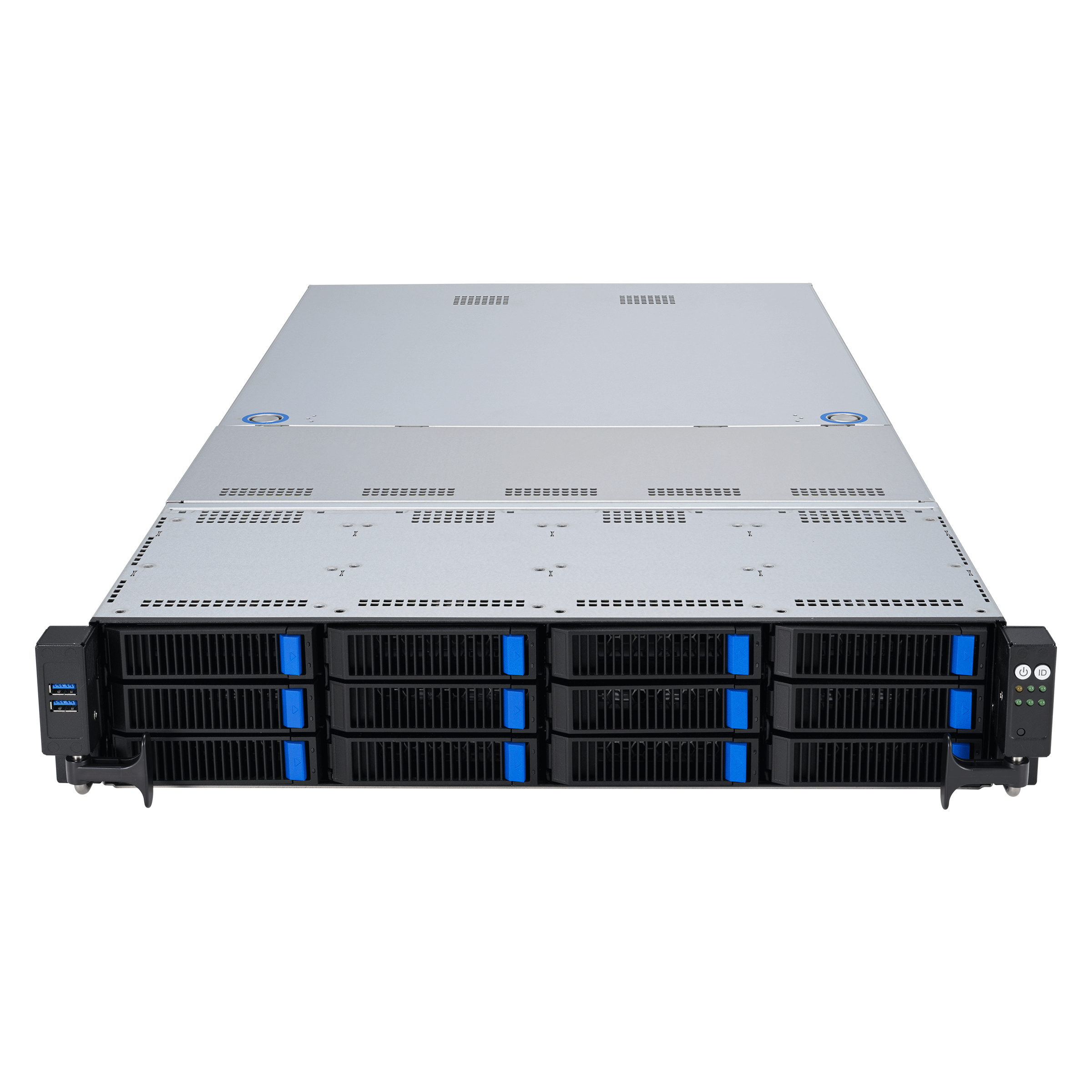 ASUS RS521A-E12-RS12U Socket SP5 Rack (2U) Zwart, Zilver - Afbeelding 4