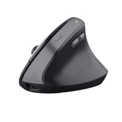 Trust TM-270 Draadloze Verticale Muis - Ergonomische muis – 6 knoppen – 2400 DPI – Business Model - Zwart