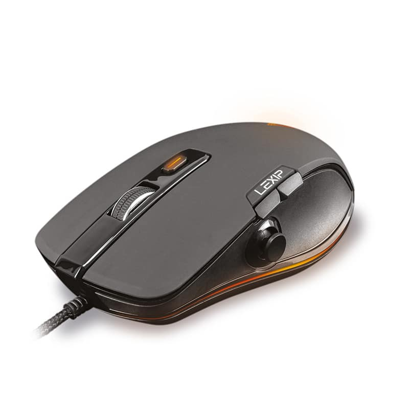 Lexip Np93 – Bedrade Muis Met Joystick Voor De Duim En Keramische Pads – 12 Programmeerbare Macro'S - Afbeelding 2