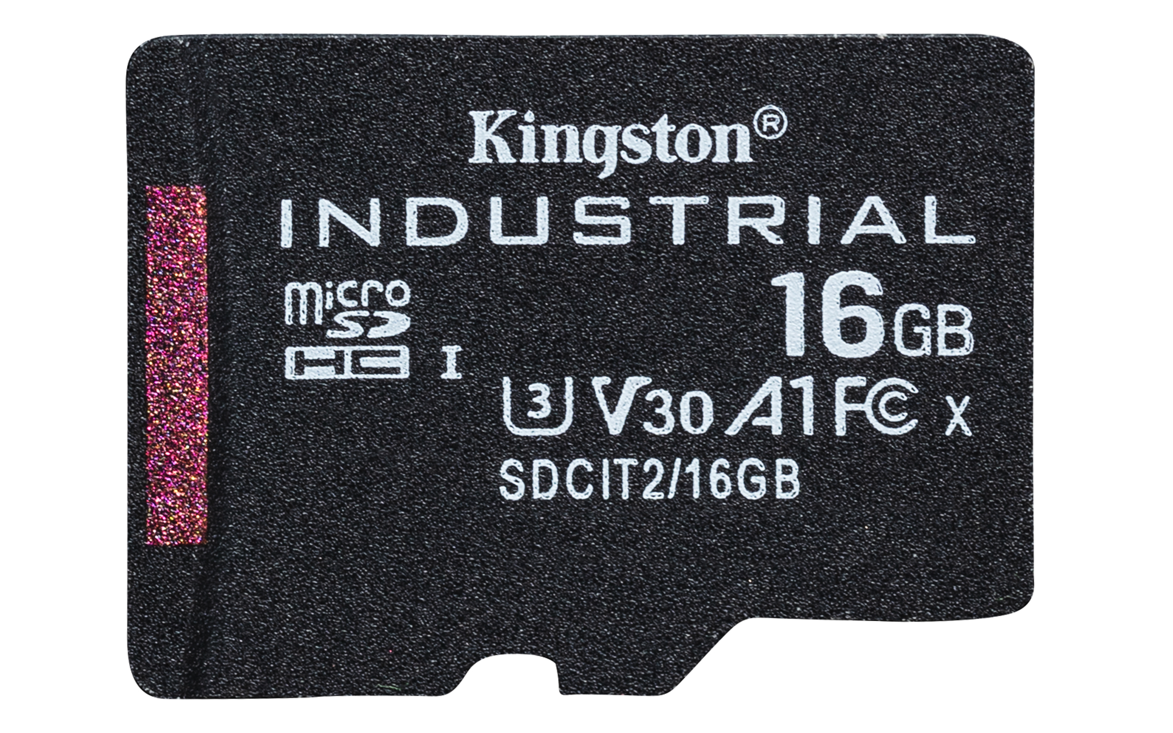 Kingston Technology 16GB microSDHC Industrial C10 A1 pSLC-kaart enkele verpakking zonder adapter