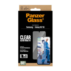 PanzerGlass Screen Protector Ultra-Wide Fit - Clear - Samsung Galaxy A57 5G Doorzichtige schermbeschermer - Afbeelding 4