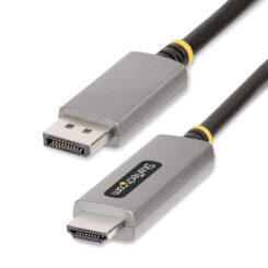 StarTech.com 2m DisplayPort naar HDMI Adapter Kabel, 8K 60Hz, 4K 144Hz, HDR10, Actieve DP 1.4 naar HDMI 2.1 Video Converter, DisplayPort Desktop naar HDMI Monitor, M/M, DisplayPort naar HDMI Dongle