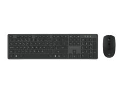 Conceptronic ORAZIO01PT toetsenbord Inclusief muis Kantoor RF Draadloos QWERTY Portugees Zwart