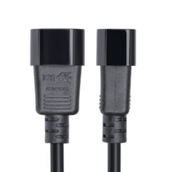 StarTech.com 4,5m Stroom Verlengkabel, C14 naar C13 PDU Stroomkabel, 10A 250V, 14AWG, AC Power Kabel voor PDU/Power Supply, KEMA-KEUR Gecertificeerd - Afbeelding 4