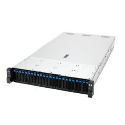 ASUS RS720A-E13-RS24G Socket SP5 Rack (2U) Zwart, Zilver