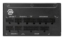 MSI MAG A1000GL PCIE5 II power supply unit 1000 W 24-pin ATX ATX Zwart - Afbeelding 3
