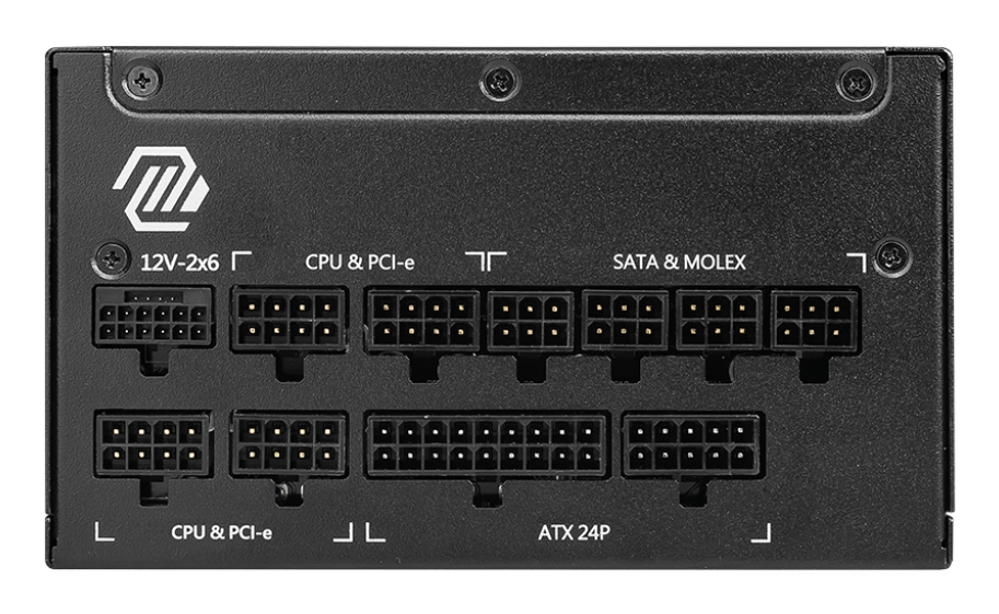 MSI MAG A1000GL PCIE5 II power supply unit 1000 W 24-pin ATX ATX Zwart - Afbeelding 3