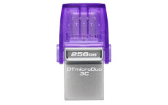 Kingston Technology DataTraveler 256GB microDuo 3C 200 MB/s dubbele USB-A + USB-C - Afbeelding 4