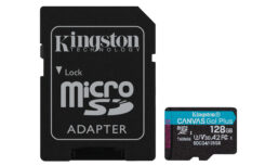 Kingston Technology 128GB microSDXC Canvas Go! Plus Gen4 200MB/s A2 U3 V30 kaart + adapter - Afbeelding 2