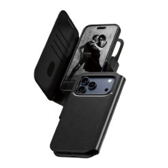 PanzerGlass CARE™ by ® Tango 2-in-1 Wallet Case w. MagSafe iPhone 17 Pro Max mobiele telefoon behuizingen Hoes Zwart
