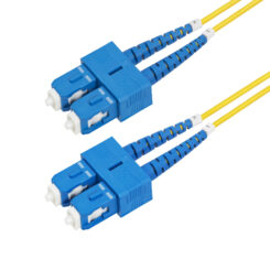 StarTech.com 2m SC naar SC (UPC) OS2 Single Mode Duplex Glasvezel Kabel, 9/125µm, Laser Optimized, 40G/100G, Flexibel Buigen, Low Insertion Loss, LSZH Fiber Patchkabel
