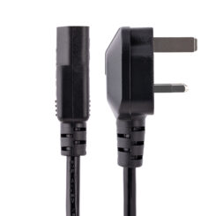 StarTech.com 3m UK Computer Stroomkabel, 18AWG, BS 1363 naar C13, 10A 250V, Zwart, AC Vervangkabel, Kettle Lead / UK Voedingskabel, PC Power Supply Kabel, TV/Monitor Electriciteitssnoer - Afbeelding 5