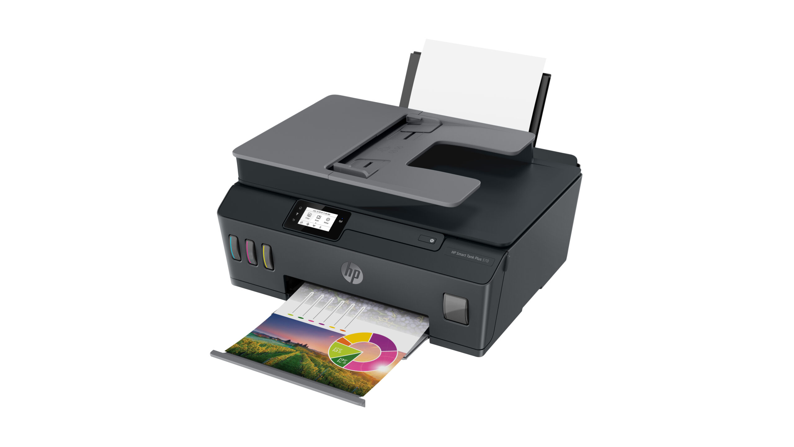 HP Smart Tank Plus 570 Draadloos All-in-One Kleur Printer, Kopieerapparaat, scanner - Afbeelding 6