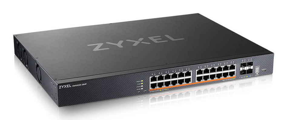 Zyxel XMG2230-28HP Managed L2/L3 2.5G Ethernet (100/1000/2500) Power over Ethernet (PoE) 1U Zwart - Afbeelding 3