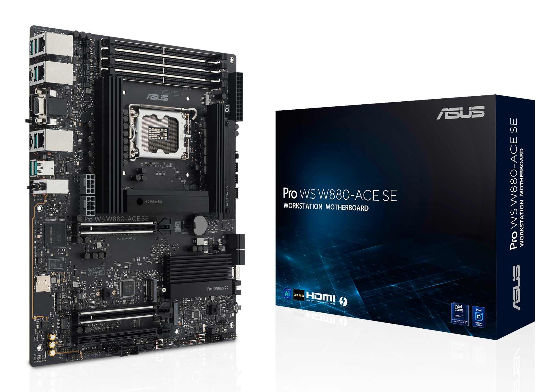 ASUS PRO WS W880-ACE SE Intel W880 LGA 1851 (Socket V1) ATX - Afbeelding 2