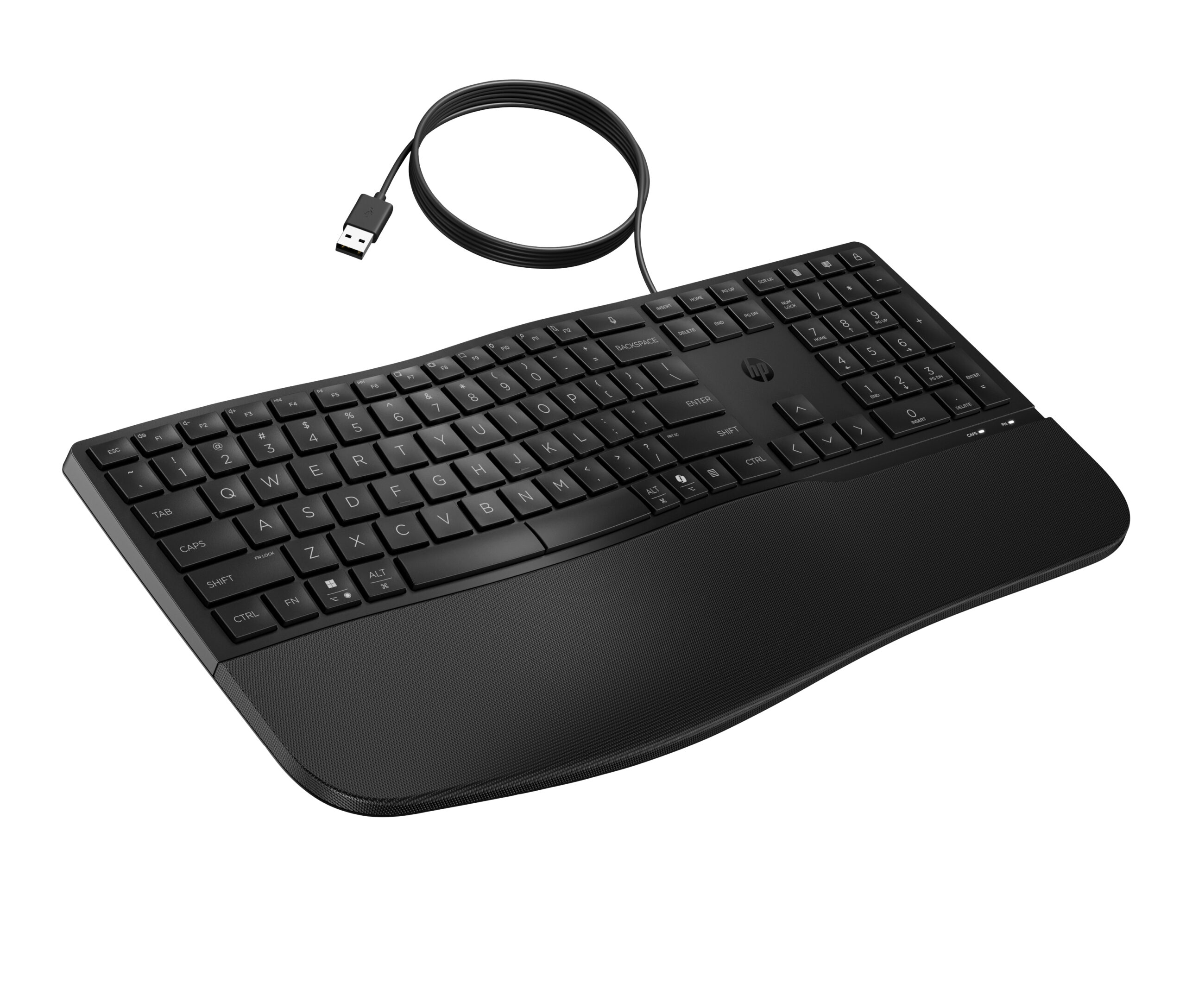 HP 485 CFT WD KBD toetsenbord Kantoor USB Zwart - Afbeelding 3
