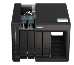 QNAP TS-453E NAS Tower Intel® Celeron® J6412 8 GB 0 TB QNAP QTS Zwart - Afbeelding 3